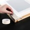 23 Pieces Screen Printing Starter kit Include 3 Different Size of Wood Silk Screen Printing Frame with Mesh, Screen Printing Squeegees, Inkjet Transparency Film, Ink Knife, and Mask Tape